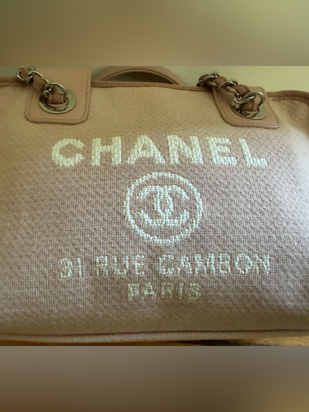Authentic Chanel Deauville bowling shoulder bag - Picture 3 of 16